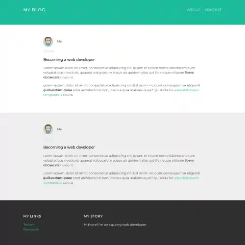 My Blog Template